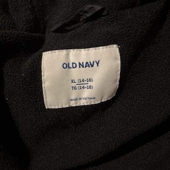 Old Navy Black puffer winter jacket Sz 14/16 boy - Picture 3 of 13